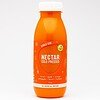 Bright orange bottle of Nectar cold pressed juice with fruit icons.